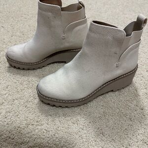 DV by Dolce Vita White Ankle Boots